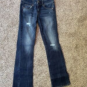 American Eagle Outfitters Dark Blue Boot Cut Jeans